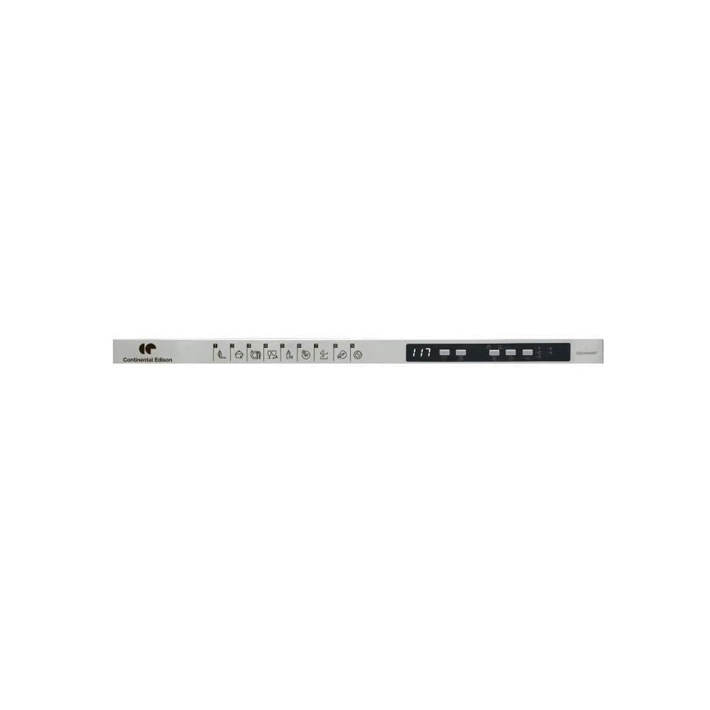 CONTINENTAL EDISON - Lavastoviglie completamente integrabile, 14 posate, larghezza 59,8 cm, classe D, motore a induzione, 42 dB, bianco