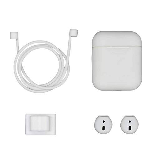 Superior ZRLR AirPods�P�[�X�J�o�[ 5�C��1 10�F �|�[�^�u���V���R���C���z���J�o�[�P�[�X+�l�b�N�X�g���b�v �E�H�b�`�z���_�[ �C���[�t�b�N�J�o�[ Airpods�p