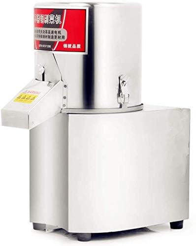 ZOLPINL Procesador de Alimentos Comercial de 120 kg/h, 220 V, 600 W, eléctrico, de Alta Potencia, de Acero Inoxidable, con Grosor Ajustable, para Cortar Alimentos granulados.