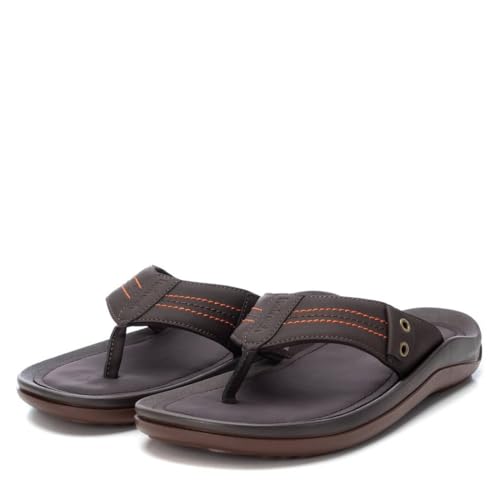 Sandalias REFRESH de hombre confortables en marrón modelo 171673 4