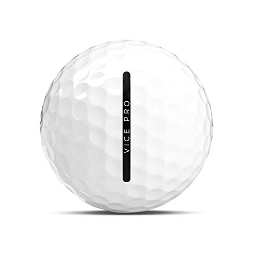 Bolas de golfe brancas Vice Pro (uma dúzia (12 bolas de golfe))