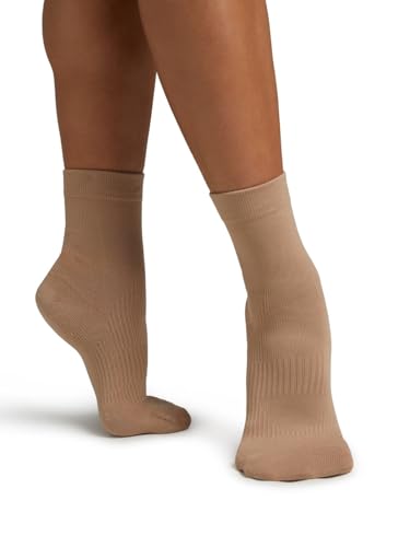 Capezio Women's Lifeknit Sox II Sock, Skintone 01, Small