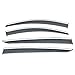 Vesul Tape on Window Wind Deflector Compatible with 2017-2022 Kia Sportage LX S EX SX Turbo Rain Guards Window Visors Security Shade Shield Cover Stainless Steel Trim