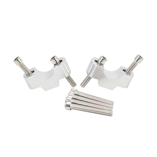 Rehausseur guidon BMW S1000XR contre fatigue poignets dos moto argent