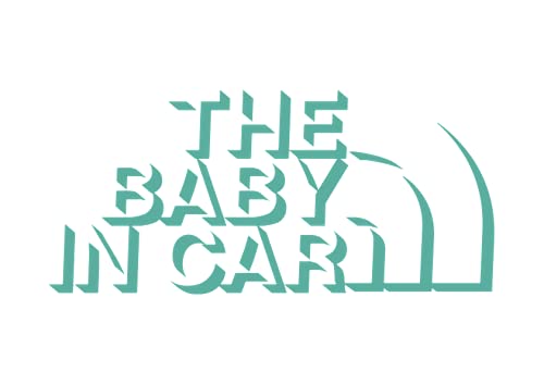 ユアーズ 3D風 BABY IN CAR パロディ ベビーインカー 赤ちゃんを乗せています (ミント)