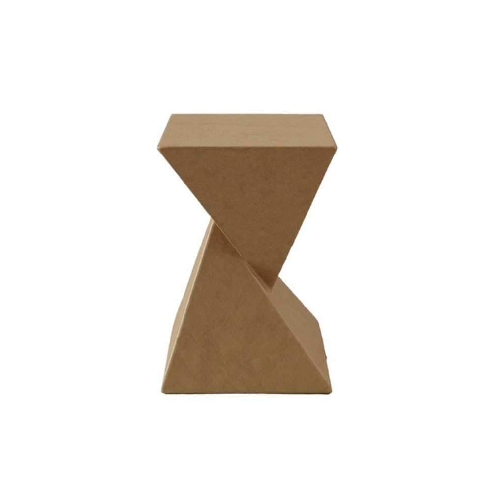 Table d'appoint en ciment bruin design minimaliste intérieur extérieur