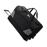 LeeQinersw Bolsa de Lona con Ruedas Durante la Noche Tota Impermeable portátil Space Saving Trolley Bag Maleta para Hombres Viaje Picnic Outdoor Women, S