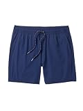Fair Harbor Bungalow Trunk –– Men's Swim Suits with Liner, 5-inch Inseam –– Anti-Chafe, Relaxed-fit Swim Trunks True Navy