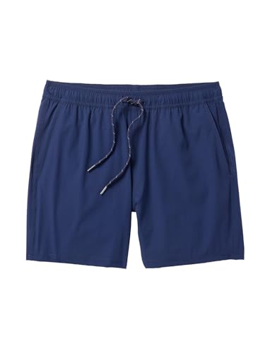Fair Harbor Bungalow Trunk –– Men's Swim Suits with Liner, 5-inch Inseam –– Anti-Chafe, Relaxed-fit Swim Trunks True Navy
