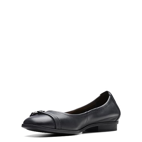 Clarks Clarks Black's Lyrical Sky Mule, Black Leather, 8.5 Medium US