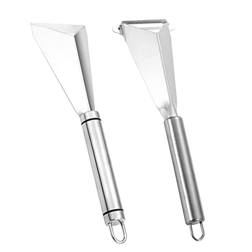 Klyuqoz Fruit Carving Knife, 2 Pack Fruit Cutter, Stainless Steel...