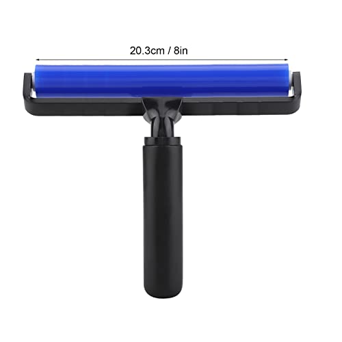 Image of Silicone Roller for Dirt,Silicone Manual Roller Anti Static Cleaner Tool Dust RemovalScreen Film Manual Static Remove Tiny Particles for Household (8in)
