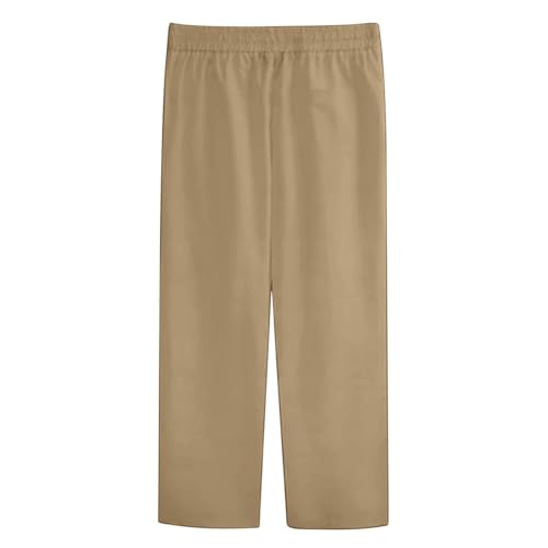 Long Pants for Men Drawstring Side Buttons Straight Breathe Trousers Wide Leg Casual Beach Pant Working Outdoor Wear4