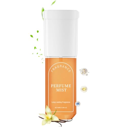 Caramelo-Vanilla Perfume Fog | Perfume de cuerpo portátil de 100 ml | Elegante spray de perfume | Fog de perfume de larga duración | Famosa fragancia para frescura durante todo el día y ocasiones espe