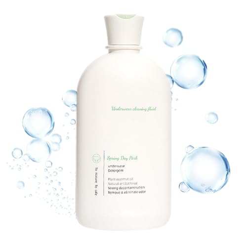 Detergente para ropa delicada, 500 ml, detergente para ropa interior, detergente para ropa interior, detergente para ropa interior de alta eficiencia, detergente líquido de lavado de lencería