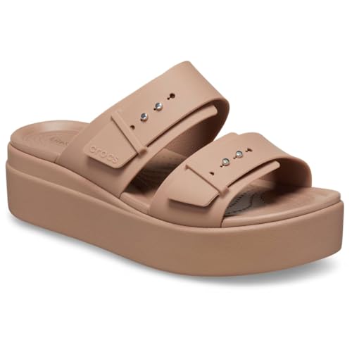 Image of Crocs Women's Brooklyn Buckle Low Wedges