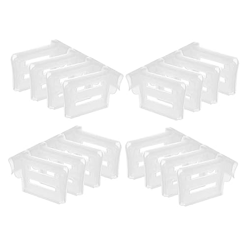 Artibetter 4Juegos Divisores Ajustables para Refrigerador de Separadores de Plástico para Organizador de Cocina y Baño para Bebidas Especias