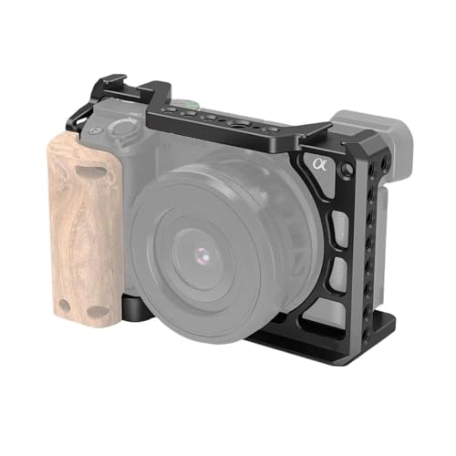 �݊���������Sony A6100/A6300/A6400 DSLR �J�����P�[�W���O�ɑΉ��A�V���R���n���h�O���b�v�ƃR�[���h�V���[�t�� :��֕i(Cage)