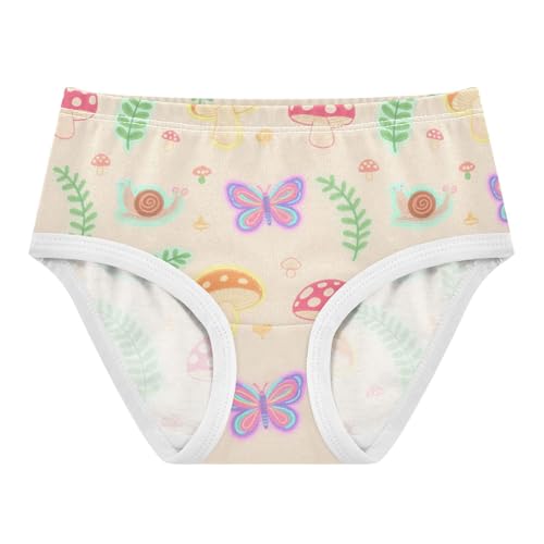 Cotton Panties Hipster Triangle Panties Breathable Underwear for Kids in Sizes 2T,3T, 4T, 5T, 6Y and 8Y