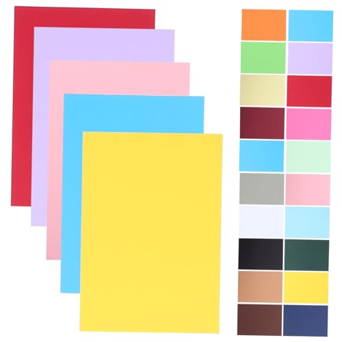Papier cartonné couleurs assorties Hohopeti pour origami et loisirs créatifs