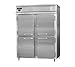 Continental Refrigerator DL2RES-HD Designer Line Wide Refrigerator, Reach-In, 57" Wide