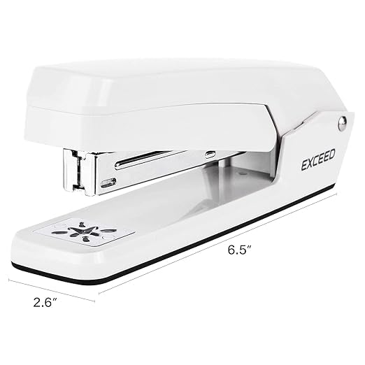 Image of 20-25 Sheet Capacity, Swing-Arm Swivel Stapler Ideal for Booklet and Program Making or Book Binding,360 Degree Rotate Desktop Staplers,Booklet or Book Binding