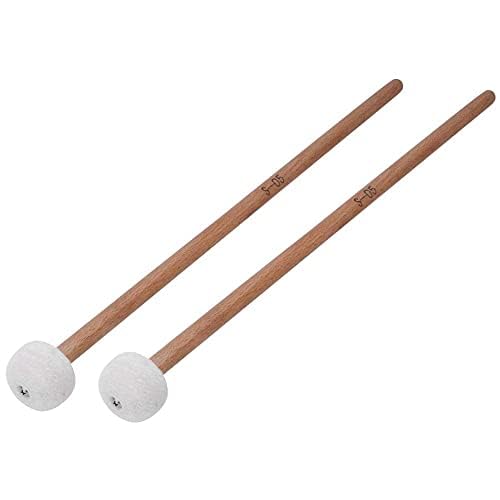 2Pcs Soft Felt Mallets for Snare Drum Timpani