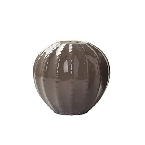 Vase en céramique argenté YXWYXWA de taille B pour compositions florales de bureau