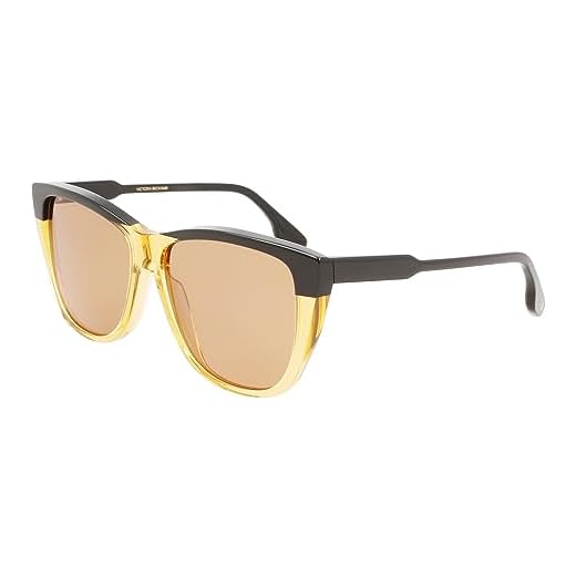 Victoria Beckham VB639S Sunglasses, 006 Black Champagne, 57 Unisex