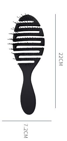 Image of Hair Detangler Brush - Wet or Dry Hair Detangling Brush and Comb For Curly, Wavy Hair - Pain Free, Ergonomic Handle - For Kids and Adults, 1 Pc, Multi.