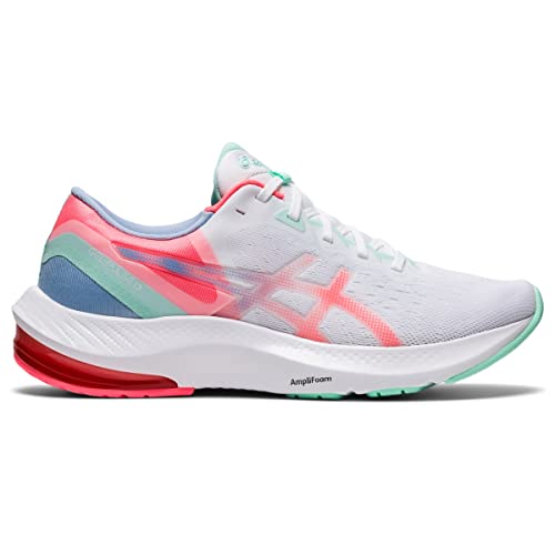 ASICS Damen Gel-Pulse 11 Laufschuhe, Weiß/Blau/Orange, 43.5 EU