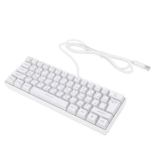 Clavier mécanique russe double langue blanc à rétroéclairage RVB - 4