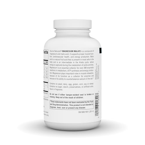 Source Naturals Magnesium Malate Capsules