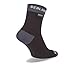 SEALSKINZ Wretham Waterproof Warm Weather Ankle Length Sock Medium Black