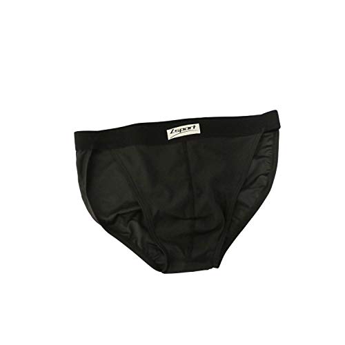 Zsport homme - Slip échancré Coolmax Sous-vêtements de sport homme - Noir - FR : T2 (Taille fabricant : S) Cover