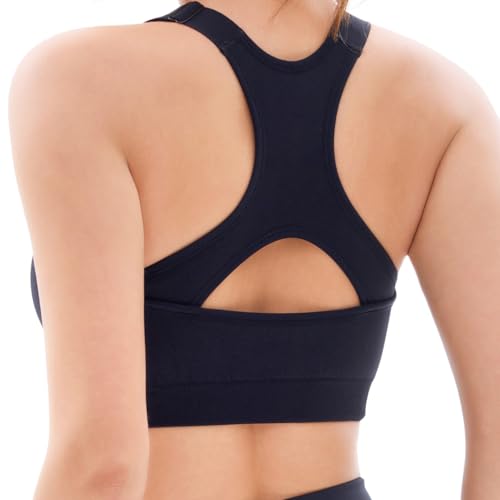 FITTIN Adjustable Sports Bras for Women: Padded Racerback Seamless Workout Yoga Bras