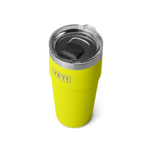 Image of YETI Rambler 20 oz Stackable Tumbler, Stainless Steel, Vacuum Insulated with MagSlider Lid