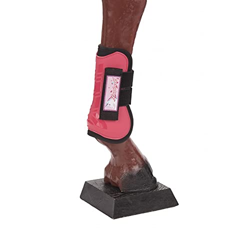 Guêtres + Protège-boulets Lami-Cell Licorne (poney, fushia)