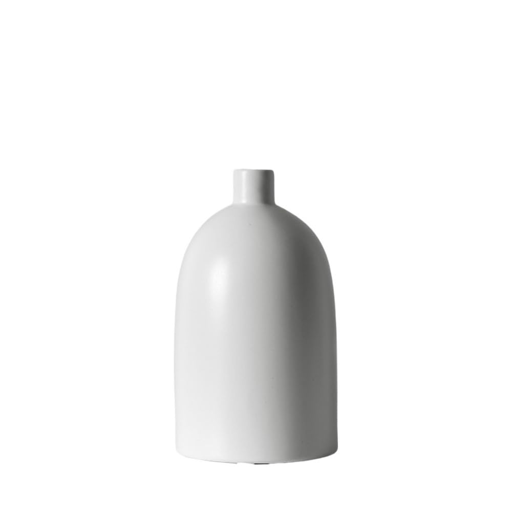 Vase, Vase Medium Ceramic White Dry Flowers/Hydroponic Arrangement Living Room Table Decoration Flower