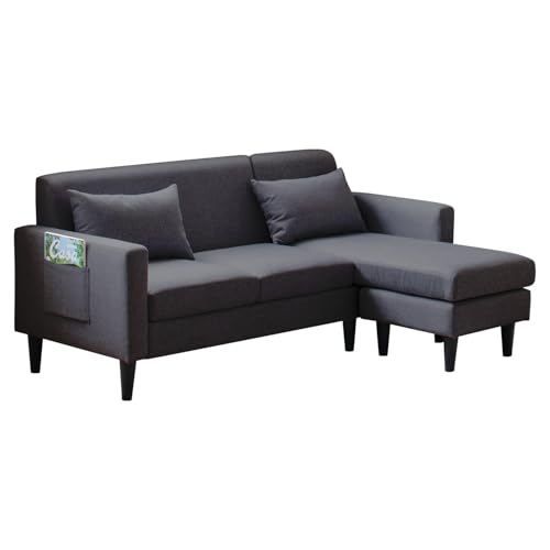 Major In Life �\�t�@�[ L���\�t�@�[ �O�l�|�� �R�[�i�[�\�t�@ �J�E�`�\�t�@ �I�t���\�t�@ �N�b�V�����t�� ���C�A�E�g���R �T�C�h�|�P�b�g�t�� �k�� ������� �R���p�N�g �􂦂� �g�ݗ��ĊȒP �t�@�u���b�N (�_�[�N�O���[)