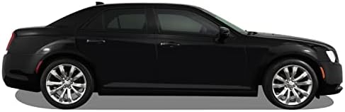 SlickMod Chrome Delete Blackout Vinyl Overlay for 2011-2021 Chrysler 300 Window Trim (Gloss Black)