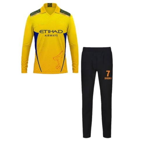 Image of Sports Jersey 2024 /25 Dhoni 7 for Kids,Boys & Men