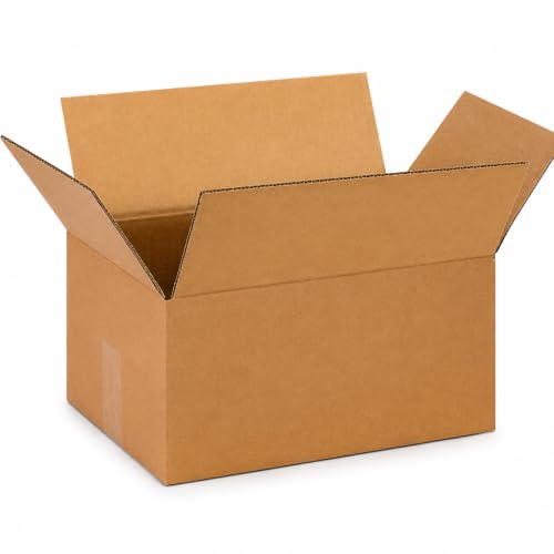 Partners Brand P14106 Corrugated Boxes, 14'L x 10'W x 6'H, Kraft (Pack of 25)