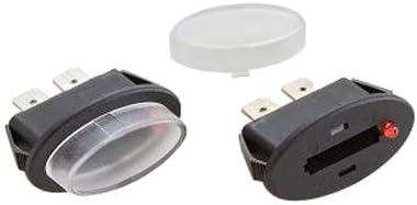 Fuse Holder,Panel Mount,SNAP-in,USE APR Blade TYP,LED IND.+CVR