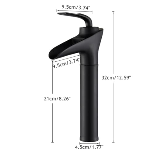Robinet cascade pour vasque haute résolvant les éclaboussures - 5