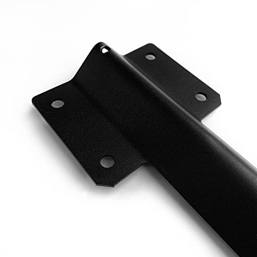 SleeperFit Timber Railway Sleeper Bracket with Stake - Easy Installation - Black Durable Finish - Driveway, Path Pathway Edge Edging, Raised Flower Beds, Planters