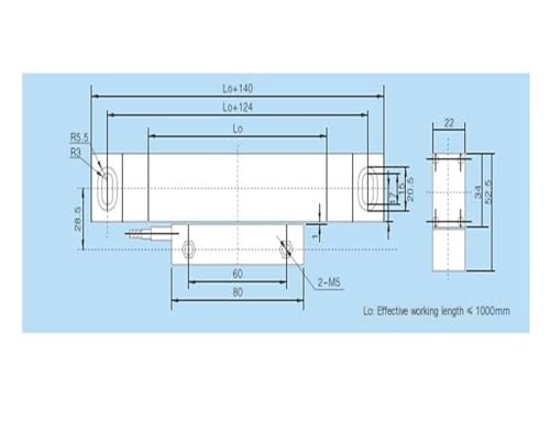 Regla óptica general JCXE5 350MM con display digital miniatura 3