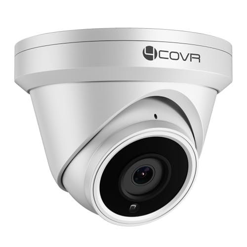 Amazon.co.jp: 4COVR 500万画素 防犯カメラ PoE ホワイトドーム型