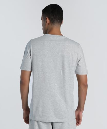 PUMA Unisex ESS Elevated Tee T-Shirts, Light Gray Heather, M – Ansicht 5