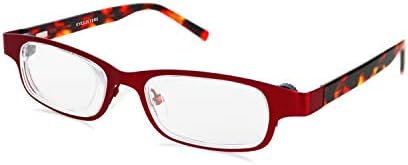 Eyejusters Self-Adjustable Glasses, Oxford Edition, Ruby Red